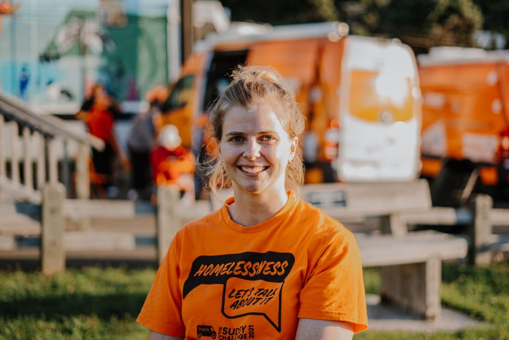 Jordan, Wellington Orange Sky volunteer