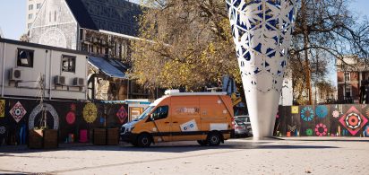 Christchurch Orange Sky Van